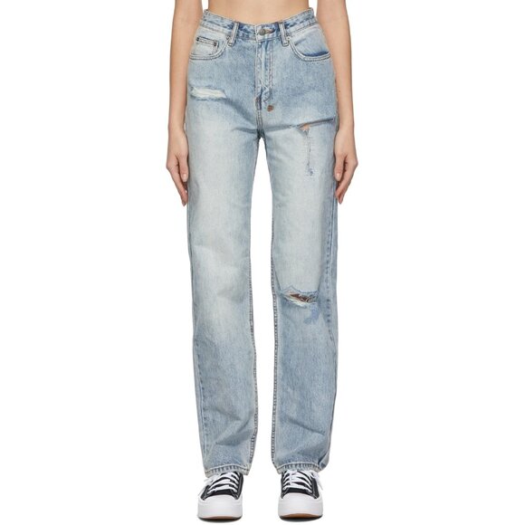 KSUBI Playback "Skream Trashed" High Waisted Distressed Jean, size 26 - Picture 11 of 13